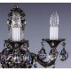 Aplica Cristale, Bohemia, E14, N301042BNi 8006, Crystal
