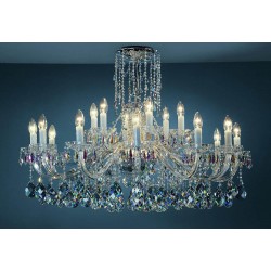 Candelabru Cristale, Lux Preciosa Harrachov, Bohemia, E14, PA010C546001020, Crystal