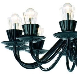 Candelabru Cristale, Modern Preciosa Humprecht 6 Black, Bohemia, E14, PA010C549301006black, Crystal