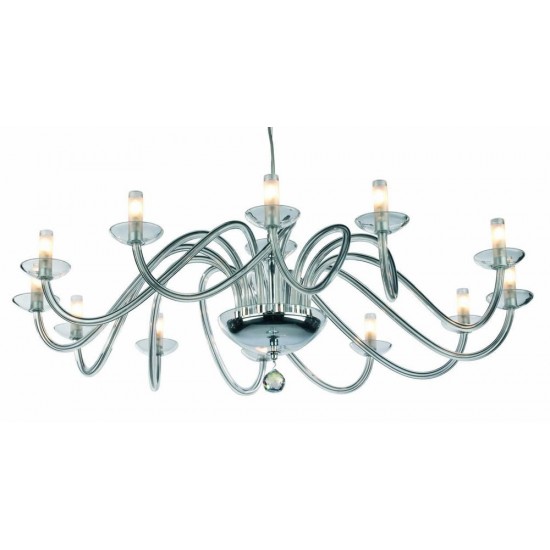 Candelabru Cristal, modern Tourbillon 12, Bohemia, G9, PA010D581500012, Crystal