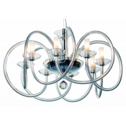 Candelabru Cristal Tourbillon 8/I., Bohemia, G9, PA010D58150008, Crystal