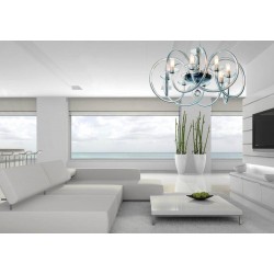 Candelabru Cristal Tourbillon 8/I., Bohemia, G9, PA010D58150008, Crystal