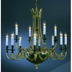 Candelabru Art Nouveau Escorial, Bohemia, E14, PA010R514400012, Crystal