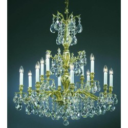 Candelabru Cristale, Istoric, Pantheon 12, Bohemia, E14, PA010R534500012st, Crystal