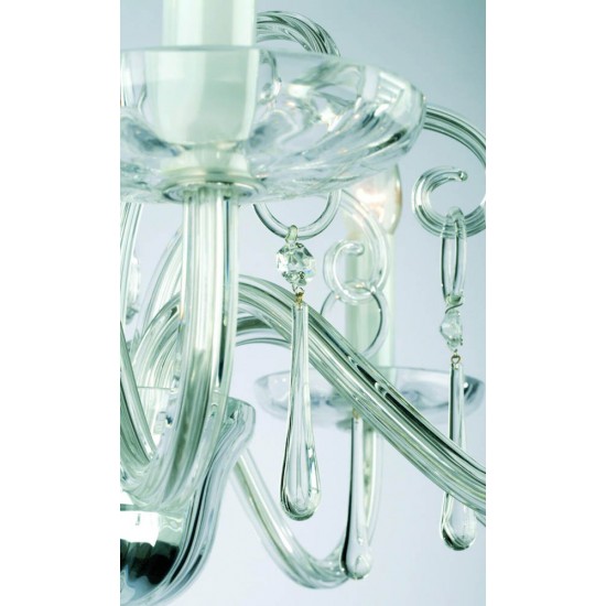 Candelabru Cristale, Sticla Amadeus 8, Bohemia, E14, PA010S521900008, Crystal