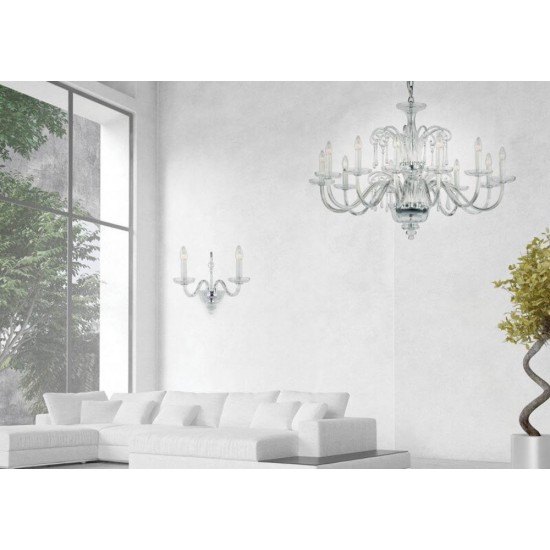Candelabru Cristale Glass, Bohemia, E14, PA010S552190012, Crystal