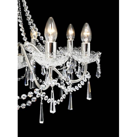 Candelabru Cristale, Bohemia, E14, TX010218000008, Crystal