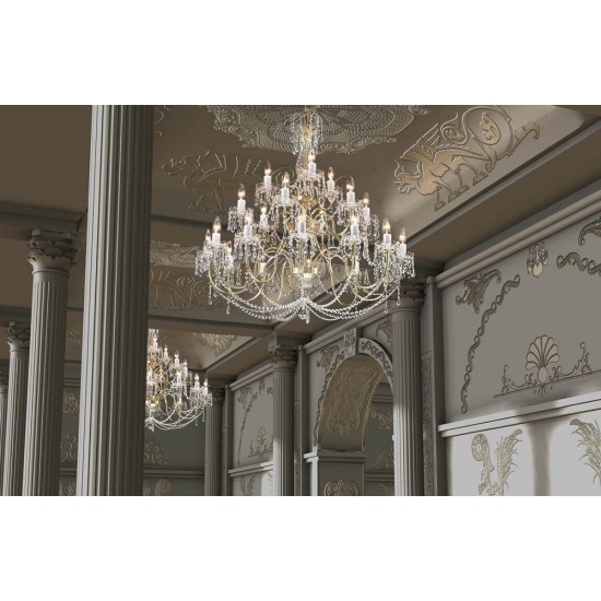 Candelabru Cristale, Bohemia, E14, TX010224000021, Crystal
