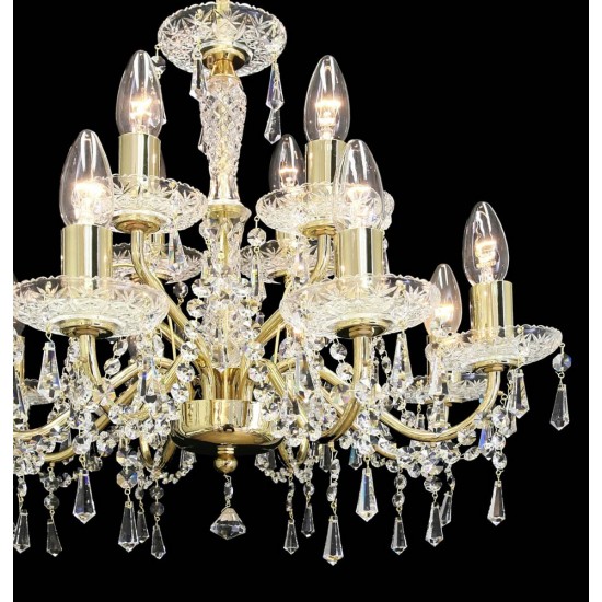 Candelabru Cristale, Bohemia, E14, TX010241000012, Crystal