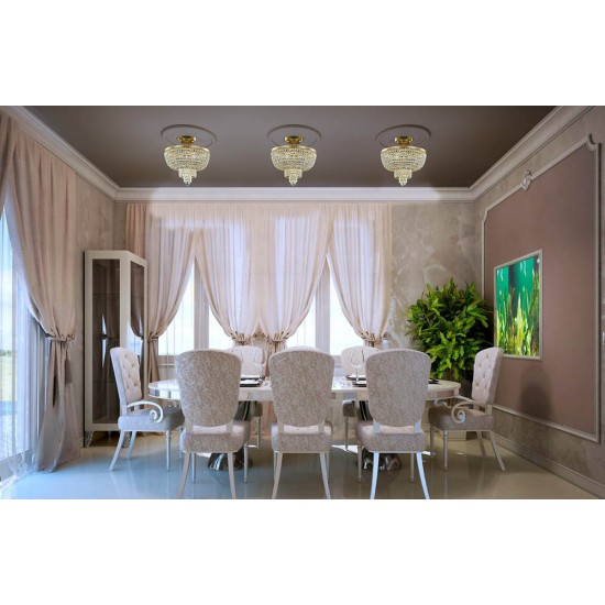 Plafoniera Cristale, Crystal, Bohemia, E14, TX010303000003, Crystal