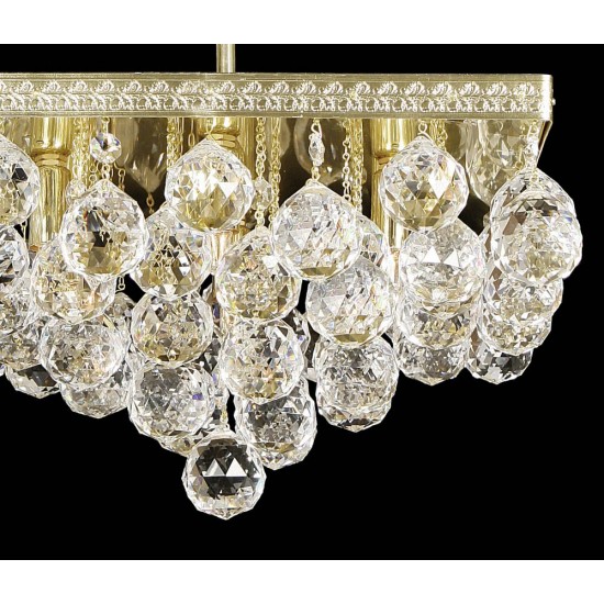 Plafoniera Cristale, Square, Bohemia, G9, TX010328000006, Crystal