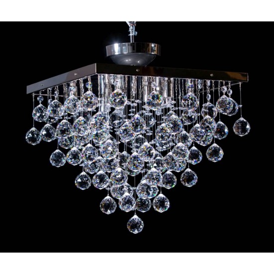 Plafoniera Cristale, Square, Bohemia, G9, TX010328000108, Crystal