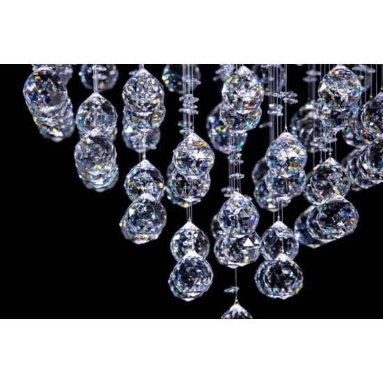 Plafoniera Cristale, Square, Bohemia, G9, TX010328000108, Crystal