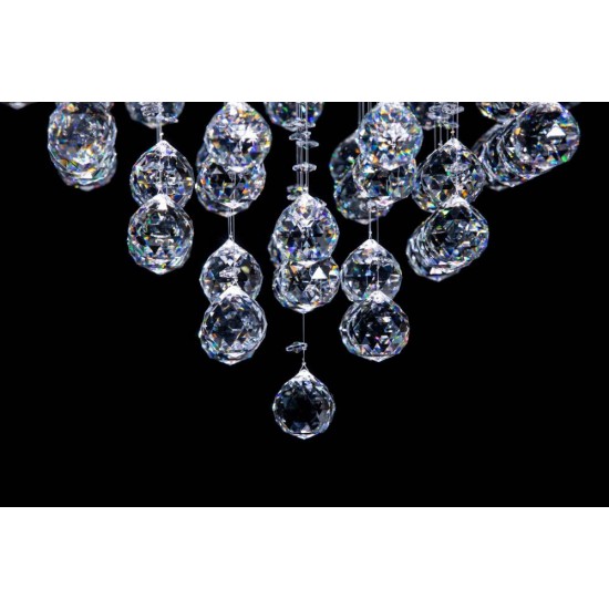 Plafoniera Cristale, Square, Bohemia, G9, TX010328000108, Crystal