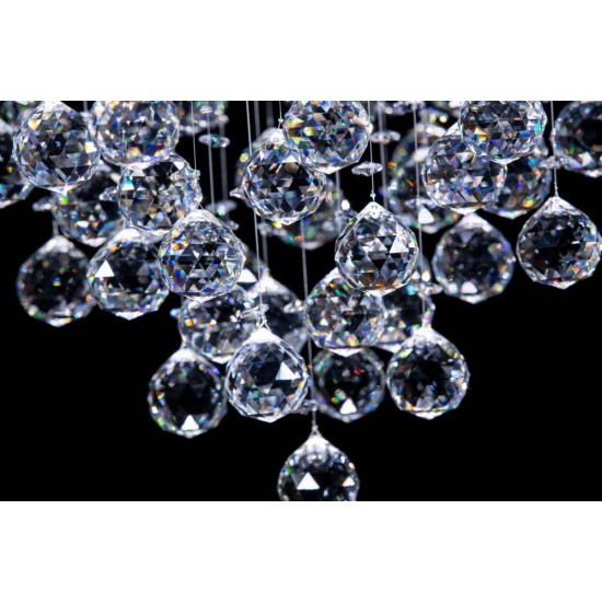 Plafoniera Cristale, Square, Bohemia, G9, TX010328000108, Crystal