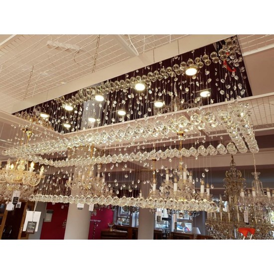 Plafoniera Cristale, Square, Bohemia, G9, TX010346000010, Crystal