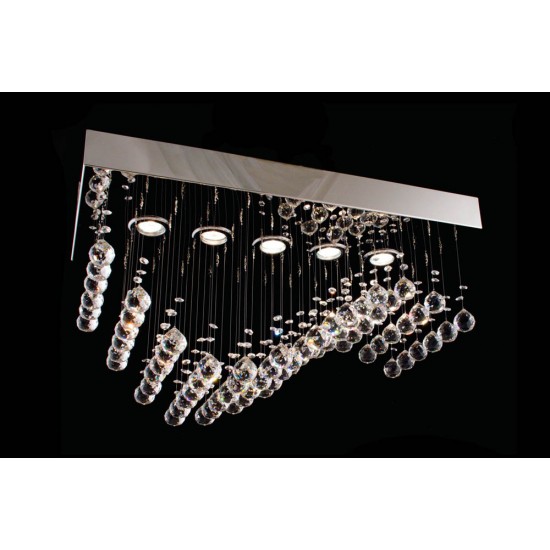 Plafoniera Cristale, Square, Bohemia, G9, TX010346000105, Crystal