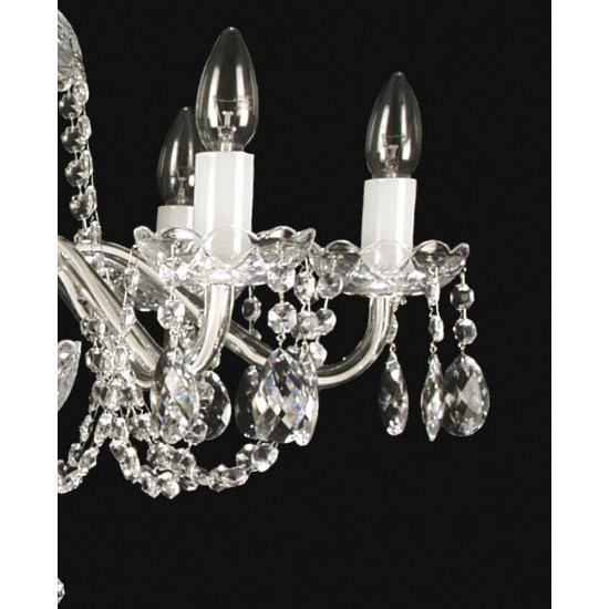 Candelabru Cristale, Bohemia, E14, TX010808000806, Crystal