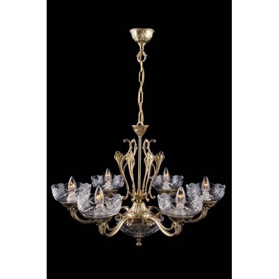 Candelabru Alama, Bohemia, E14, TX010965000006, Crystal