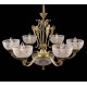 Candelabru Alama, Bohemia, E14, TX010965000106, Crystal