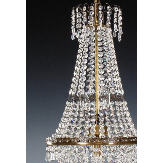 Plafoniera Cristale, Pear, Bohemia, E14, al010090, Crystal