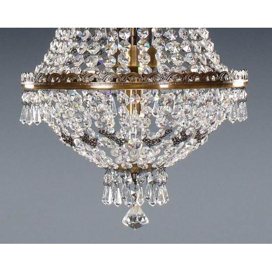 Plafoniera Cristale, Pear, Bohemia, E14, al010090, Crystal