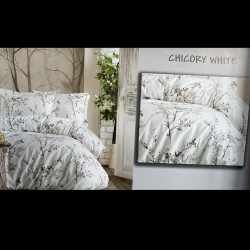 Lenjerie pat dubla, 6 piese, 220cm x 240cm, White LB100CW6M
