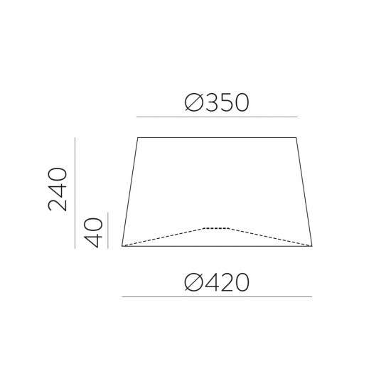 Abajur Stilo 5PANT0010B ACB Alb, Spania