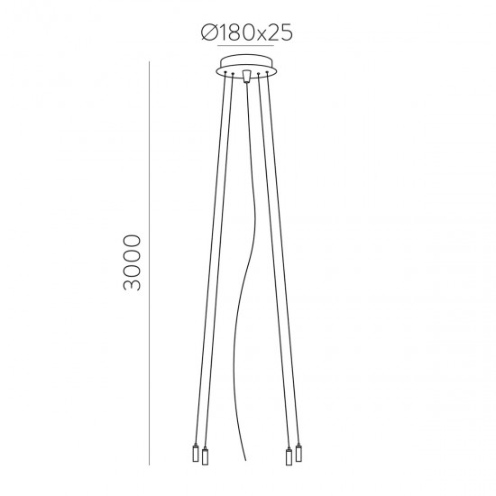 Kit Suspensie Isia 81FLO224T3CTNDP ACB Negru, Spania