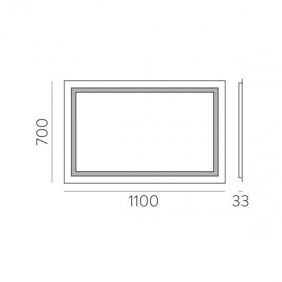 Oglinda Baie Mul A1630020LB ACB LED, Spania