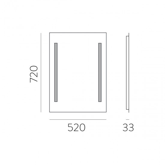 Oglinda Baie Jour A1642900LB ACB LED, Spania