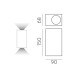 Aplica Exterior Okra A201420GR ACB LED, Antracit, Spania