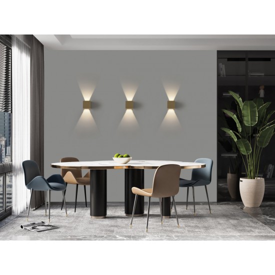 Aplica Exterior Kendo A203210O ACB LED, Auriu, Spania