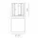 Aplica Exterior Perseo A2077000GR ACB LED, Gri, Spania