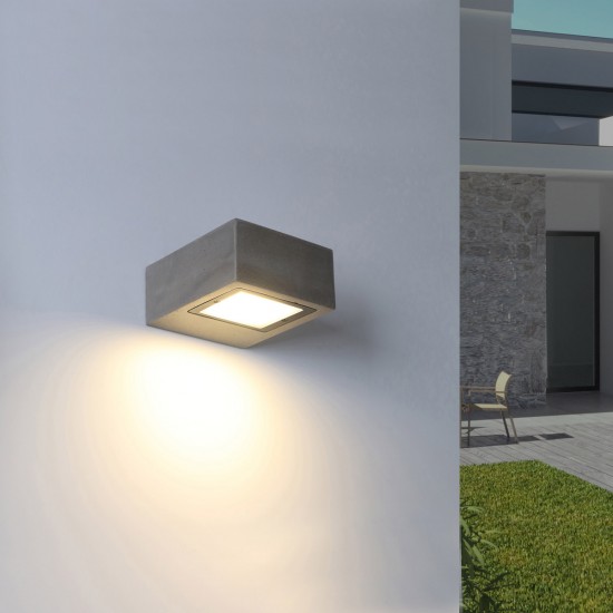 Aplica Exterior Izar A2078000GR ACB LED, Gri, Spania