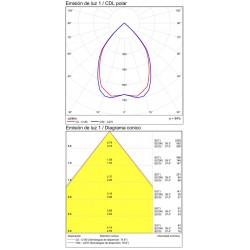 Aplica Exterior Hamal A2081000GR ACB LED, Antracit, Spania