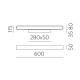 Aplica Gala A3189170B ACB LED, Alb, Spania