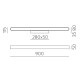 Aplica Gala A3189270N ACB LED, Negru, Spania
