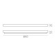 Aplica Baie Box A320030C ACB LED, Argintiu, Spania