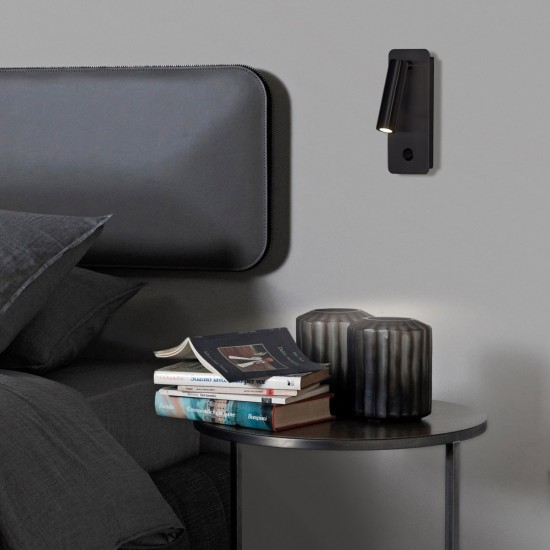 Aplica Dormitor Aron A32401N ACB LED, Negru, Spania