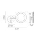 Aplica Baie Machiaj Boan A325211ES ACB LED, Crom, Spania