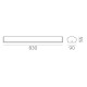 Aplica Baie Aldo A3432270C ACB LED, Opal, Spania