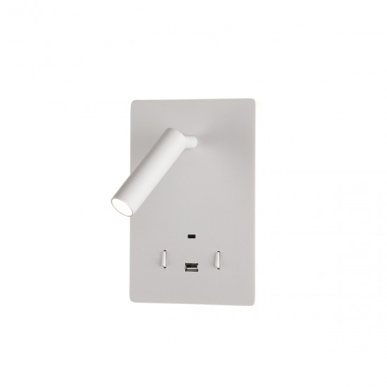 Aplica Dormitor Manat A3568001B ACB LED, Alb, Spania