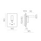 Aplica Dormitor Manat A3568001N ACB LED, Negru, Spania