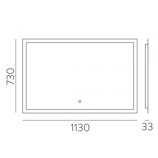 Oglinda Baie Amanzi A359620LP ACB LED, Spania