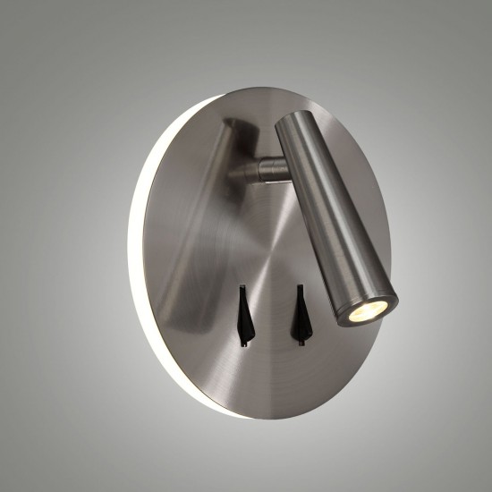 Aplica Dormitor Panau A3660001NS ACB LED, Nichel, Spania