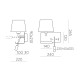 Aplica Dormitor Hold A3664181BIZQ ACB LED, Alb, Spania