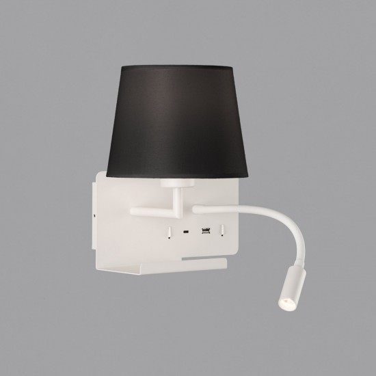 Aplica Dormitor Hold A3664182BIZQ ACB LED, Alb, Spania