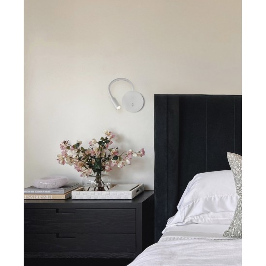Aplica Dormitor Lyon A3699101B ACB LED, Alb, Spania