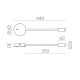 Aplica Dormitor Lyon A3699101N ACB LED, Negru, Spania